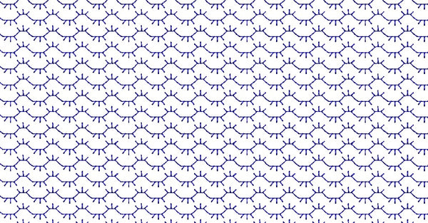 工業用刺繍だからできる均一な模様